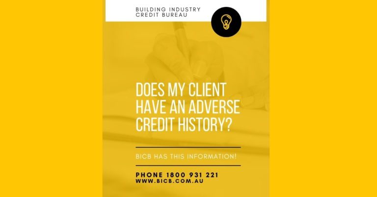 Does a Client Have an Adverse Credit History?