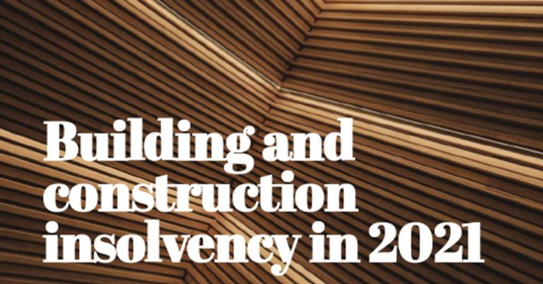 Building and Construction Insolvency in 2021