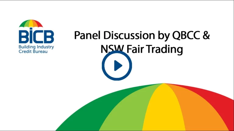 Panel Discussion by QBCC and NSW Fair Trading