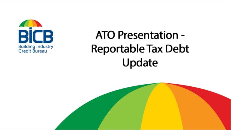 ATO Presentation – Reportable Tax Debt Update